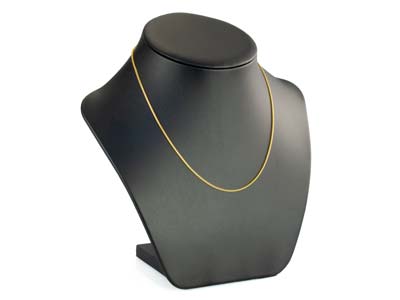 9ct Yellow Gold 1.0mm Franco Chain 16