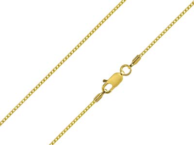 9ct Yellow Gold 1.0mm Franco Chain 1845cm Hallmarked