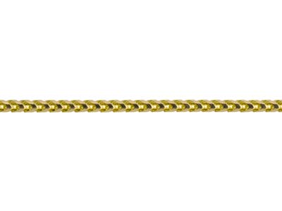 9ct Yellow Gold 1.2mm Franco Chain 16