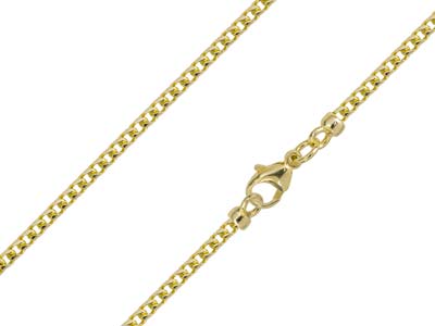 9ct Yellow Gold 2.4mm Franco Chain 1640cm Hallmarked