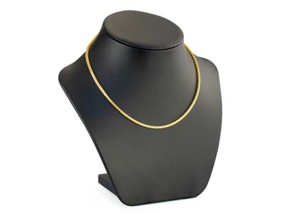 9ct Yellow Gold 2.4mm Franco Chain 18