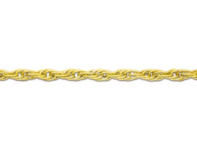 9ct Yellow Gold 1.2mm Rope Chain   20