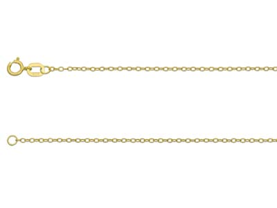 9ct Yellow Gold 1.2mm Trace Chain  1845cm Unhallmarked