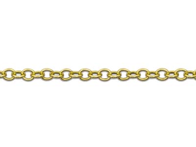 9ct Yellow Gold 1.6mm Trace Chain  16