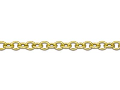 9ct Yellow Gold 2.0mm Trace Chain  16