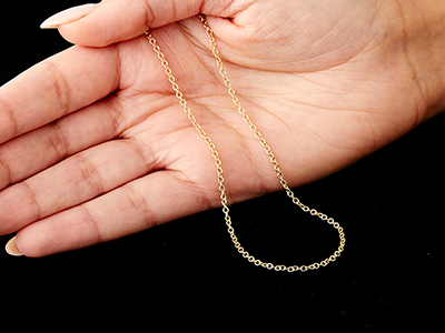 9ct Yellow Gold 2.0mm Trace Chain  16