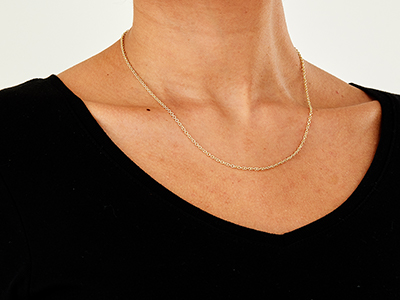 9ct Yellow Gold 2.0mm Trace Chain  18