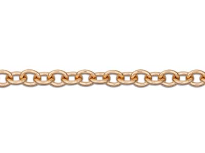 9ct Red Gold 2mm Trace Chain       18