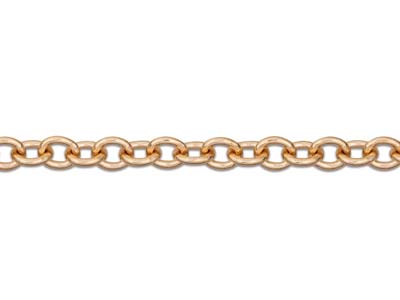 9ct Red Gold 2mm Trace Chain       20