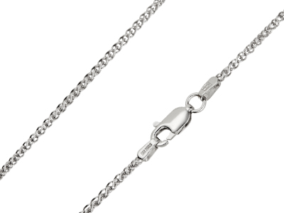 9ct White Gold 1.5mm Spiga Chain   1640cm Hallmarked