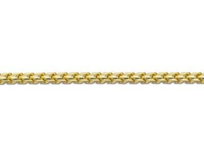 18ct Yellow Gold 1mm Franco Chain  16