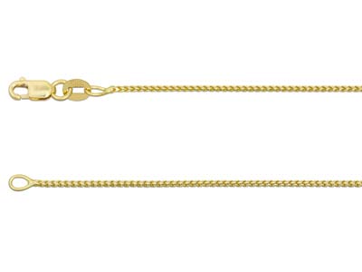 18ct Yellow Gold Franco Finished Chain