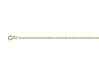18ct Yellow Gold 1.5mm Singapore   Chain 18