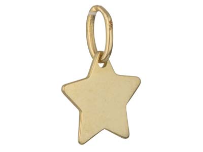 9ct Yellow Gold Star Pendant - Standard Image - 2