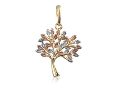 9ct Yellow Gold Tree Of Life       Pendant