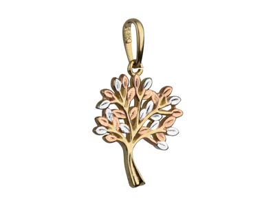 9ct Yellow Gold Tree Of Life       Pendant - Standard Image - 2