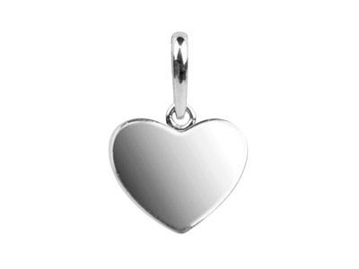 Sterling Silver Pendant Delicate   Heart - Standard Image - 1