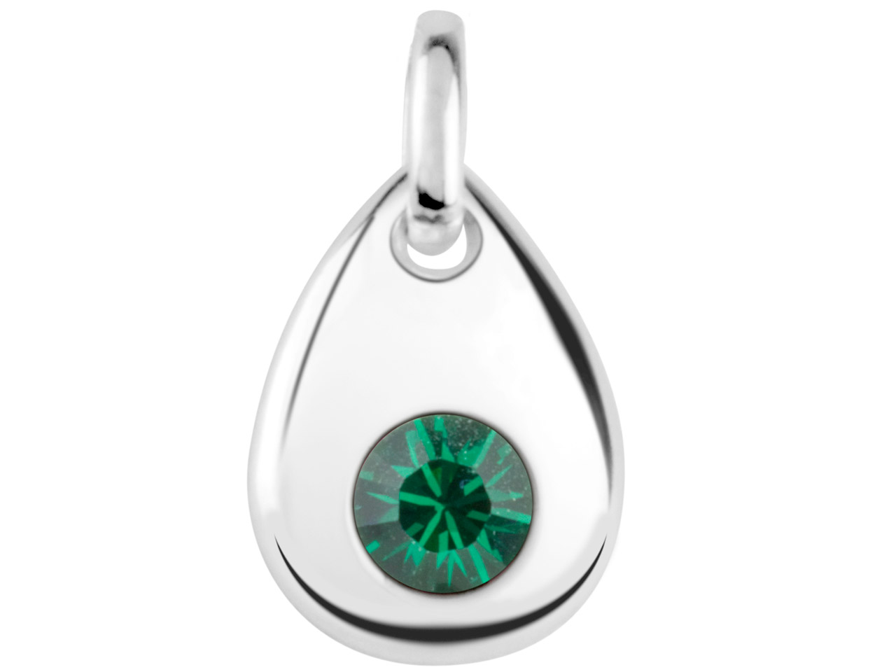 Genuine 925 Sterling Silver 4mm Birthstone Pendant Jewellery Gift