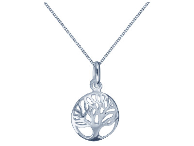 Sterling Silver Pendant Tree Of    Life - Standard Image - 2
