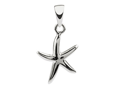 Sterling Silver Starfish Pendant