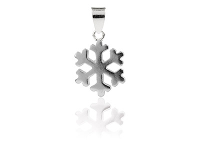 Sterling Silver Snowflake Pendant