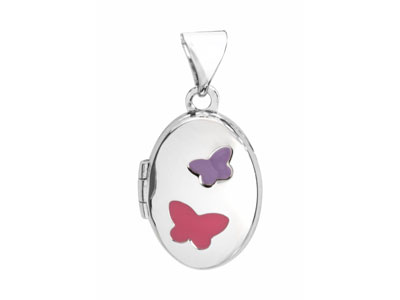 Sterling-Silver-Oval-Butterfly-----Lo...