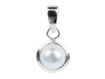 Sterling-Silver-Pendant-White------Fr...