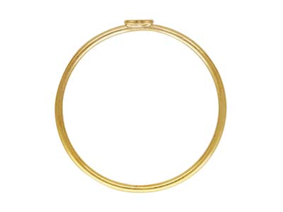 Gold Filled Heart Design Stacking  Ring Large - Standard Image - 2