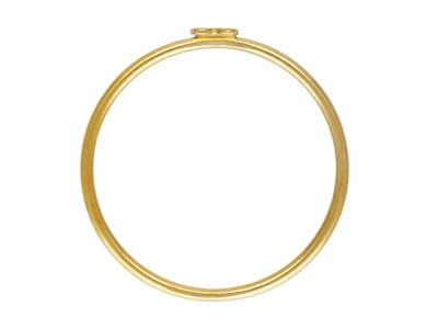 Gold Filled Heart Design Stacking  Ring Medium - Standard Image - 2