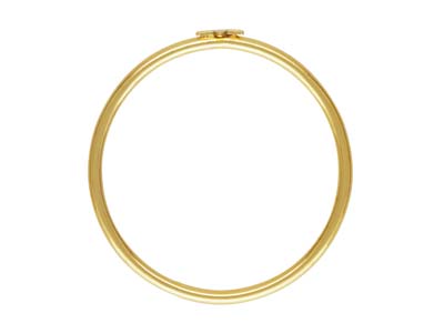 Gold Filled Star Design Stacking   Ring Medium - Standard Image - 2