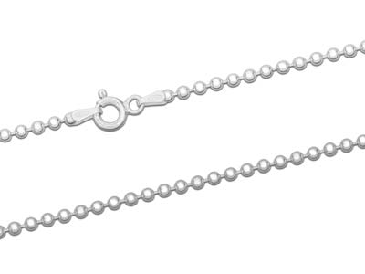 Sterling Silver 2.2mm Ball Chain    18