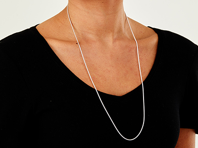 Sterling Silver 1.6mm Snake Chain  28