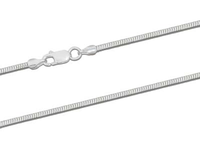 Sterling Silver 1.9mm Snake Chain   16