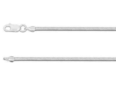 Sterling Silver 1.9mm Snake Chain   18