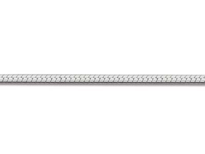 Sterling Silver 1.0mm Compact Snake 16