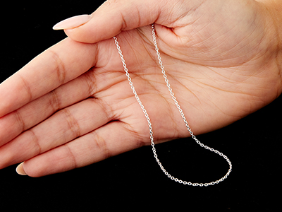 Sterling Silver 1.6mm Extendable   Belcher Chain 18-20