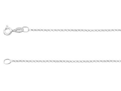 Sterling Silver 1.4mm Belcher Chain 1640cm Unhallmarked 100 Recycled Silver