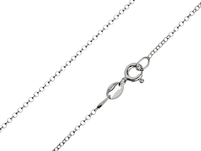 Sterling Silver 1.4mm Belcher Chain 1640cm Unhallmarked 100 Recycled Silver