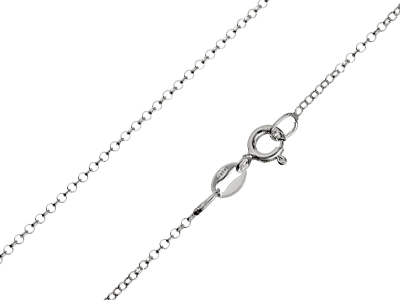 Sterling Silver 1.4mm Belcher Chain 2666cm Unhallmarked 100 Recycled Silver
