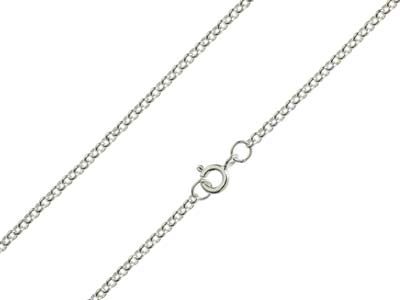 Sterling Silver 2.2mm Small Belcher Chain 1640cm