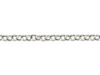 Sterling Silver 2.2mm Small Belcher Chain 16