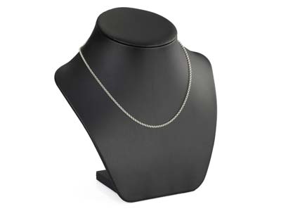 Sterling Silver 2.2mm Small Belcher Chain 16