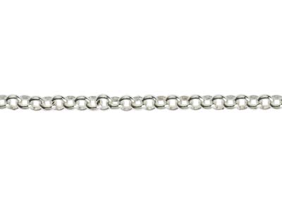 Sterling Silver 2.2mm Small Belcher Chain 18
