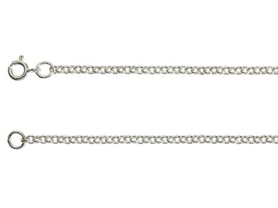 Sterling Silver 2.7mm Small Belcher Chain 16