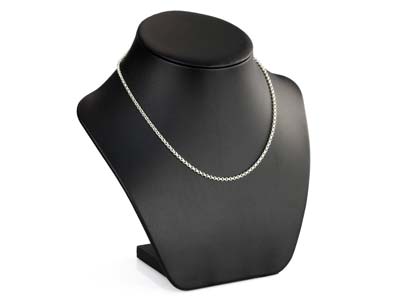 Sterling Silver 2.7mm Small Belcher Chain 18