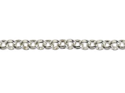 Sterling Silver 4.4mm Round Belcher Chain 16