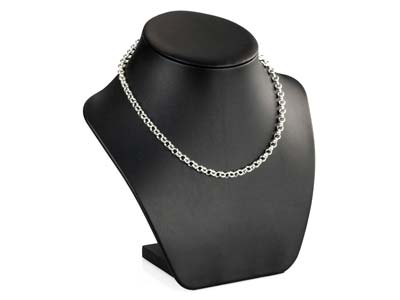 Sterling Silver 5.0mm Light Round Belcher Chain 18''/45cm Hallmarked - Standard Image - 4