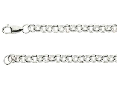 Sterling Silver 6.0mm Round Belcher Chain 16