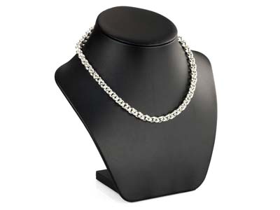 Sterling Silver 7.4mm Round Belcher Chain 18''/45cm Hallmarked - Standard Image - 4