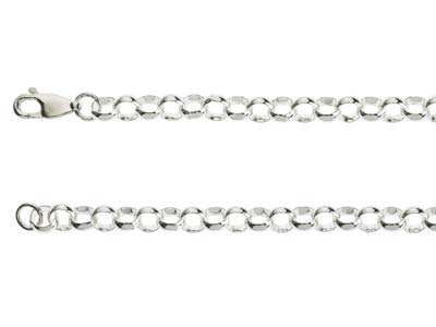 Sterling Silver 5.0mm Heavy Round Belcher Chain 16